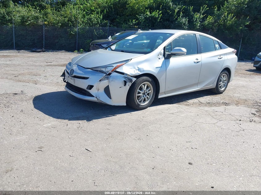 Vin: jtdkbrfu9g3011850, lot: 46614853, toyota prius two 20162
