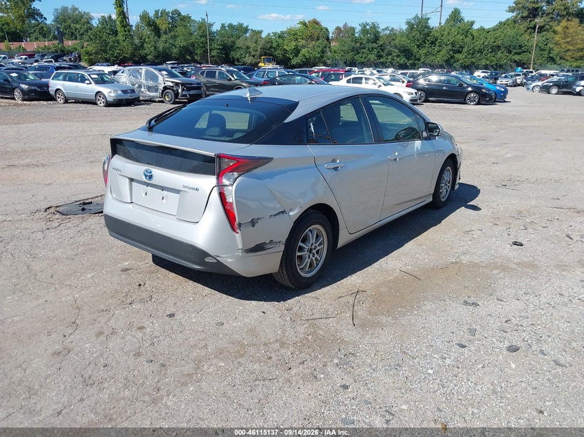 Vin: jtdkbrfu9g3011850, lot: 46614853, toyota prius two 20164