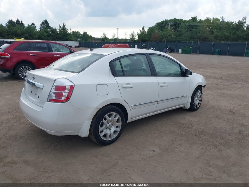 Vin: 3n1ab6ap8al614301, lot: 46614864, nissan sentra 2.0s 20104
