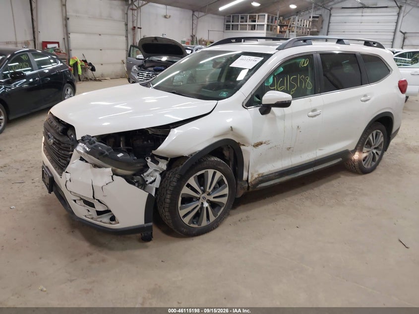 Vin: 4s4wmapd6k3466140, lot: 46614914, subaru ascent limited 20192