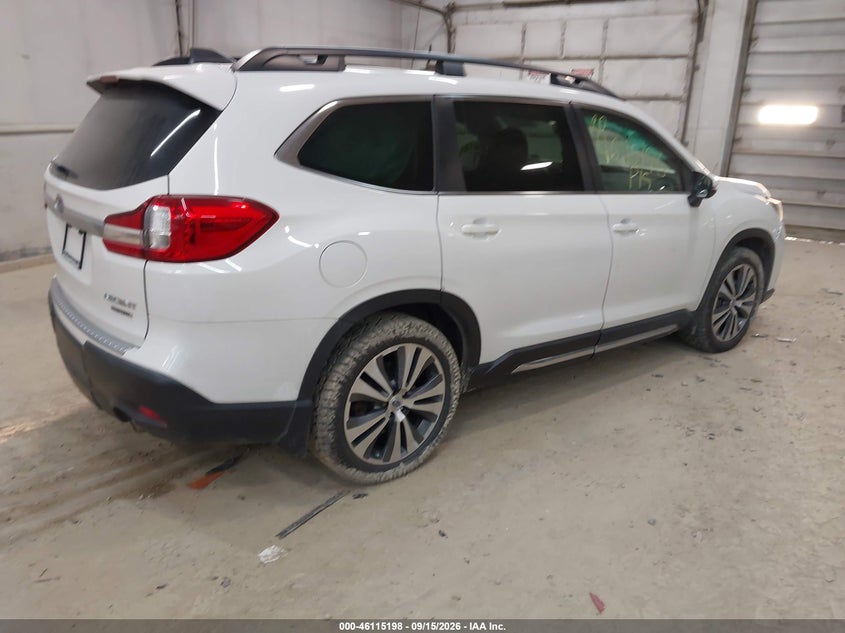 Vin: 4s4wmapd6k3466140, lot: 46614914, subaru ascent limited 20194