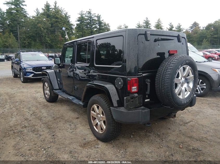 Vin: 1c4bjwegxhl733536, lot: 46614918, jeep wrangler unlimited sahara 4x4 20173