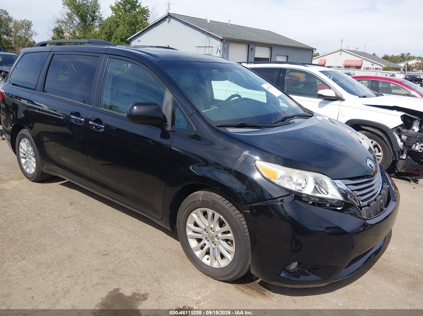 Vin: 5tdyk3dc3fs657495, lot: 46614920, toyota sienna xle 8 passenger 2015 img_1