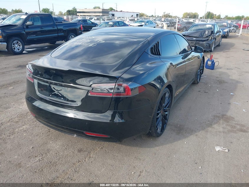 Vin: 5yjsa1e23jf246906, lot: 46614941, tesla model s 100d/75d/p100d 20184