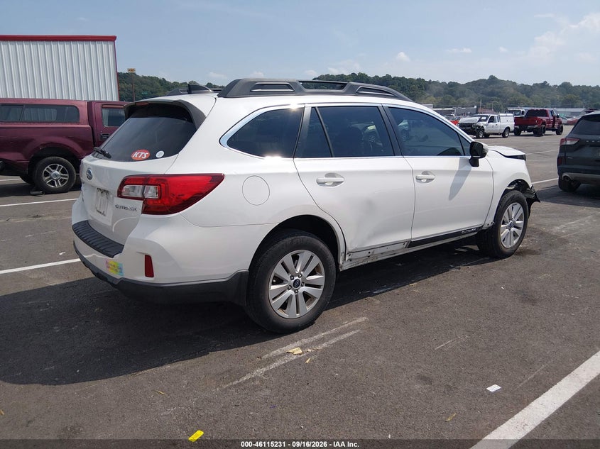 Vin: 4s4bsbfc6g3288059, lot: 46614947, subaru outback 2.5i premium 20164