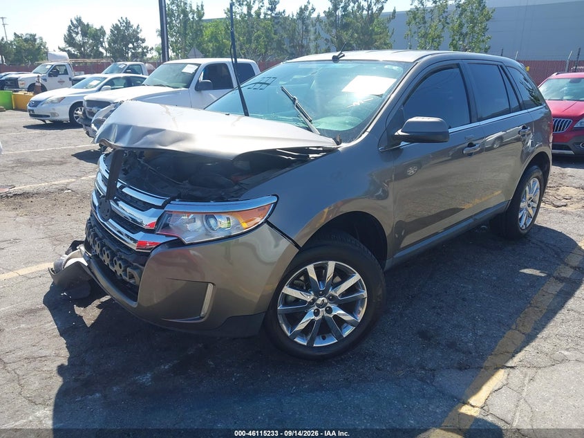 Vin: 2fmdk3kc9ebb76311, lot: 46614949, ford edge limited 20142
