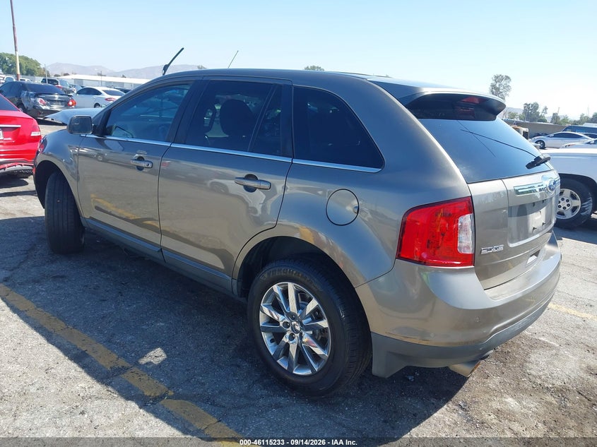Vin: 2fmdk3kc9ebb76311, lot: 46614949, ford edge limited 20143