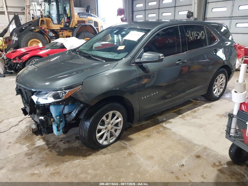 2019 Chevrolet Equinox, Удар спереду, IAAI, VIN 3GNAXKEV4KL280471 — фото 2