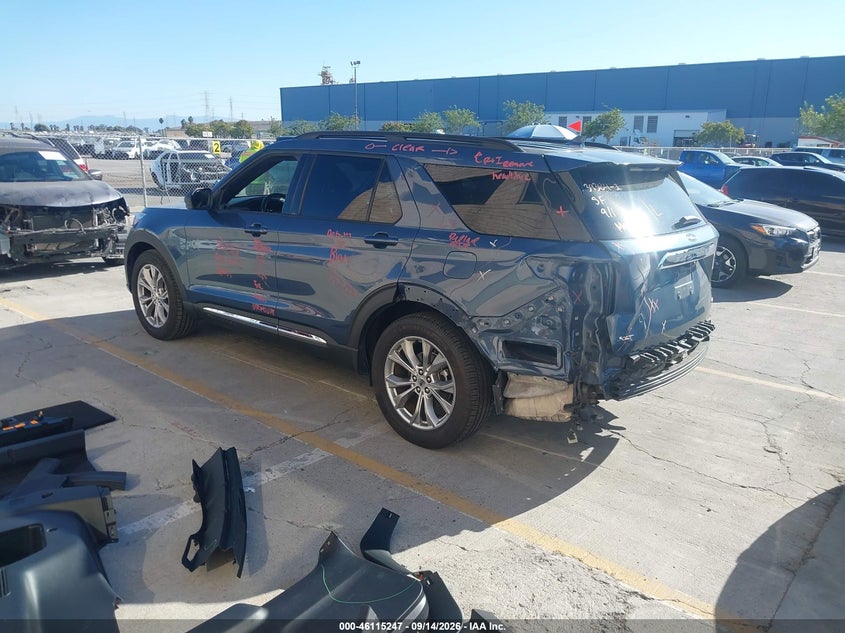 Vin: 1fmsk7dh2lga54368, lot: 46614963, ford explorer xlt 20203