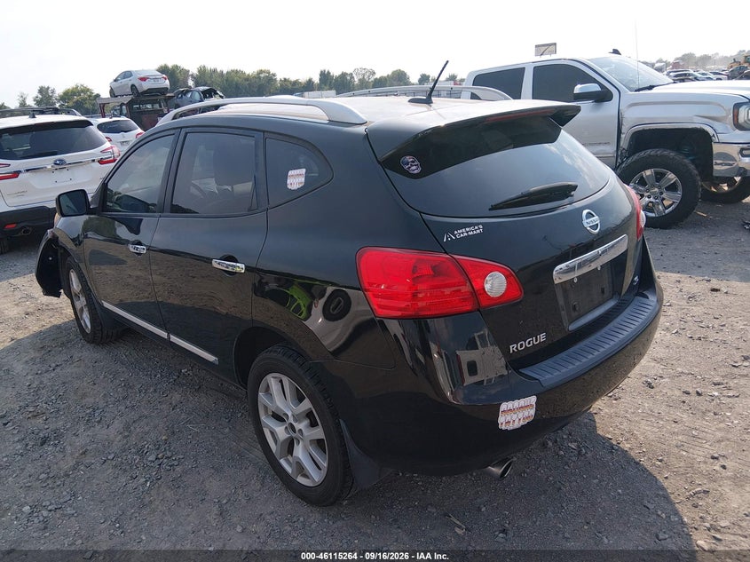 Vin: jn8as5mt2dw008656, lot: 46614980, nissan rogue sv w/sl pkg 20133