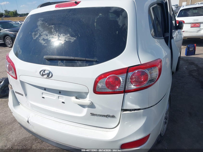 Vin: 5nmsg3ab6ah380291, lot: 46614998, hyundai santa fe gls 20104