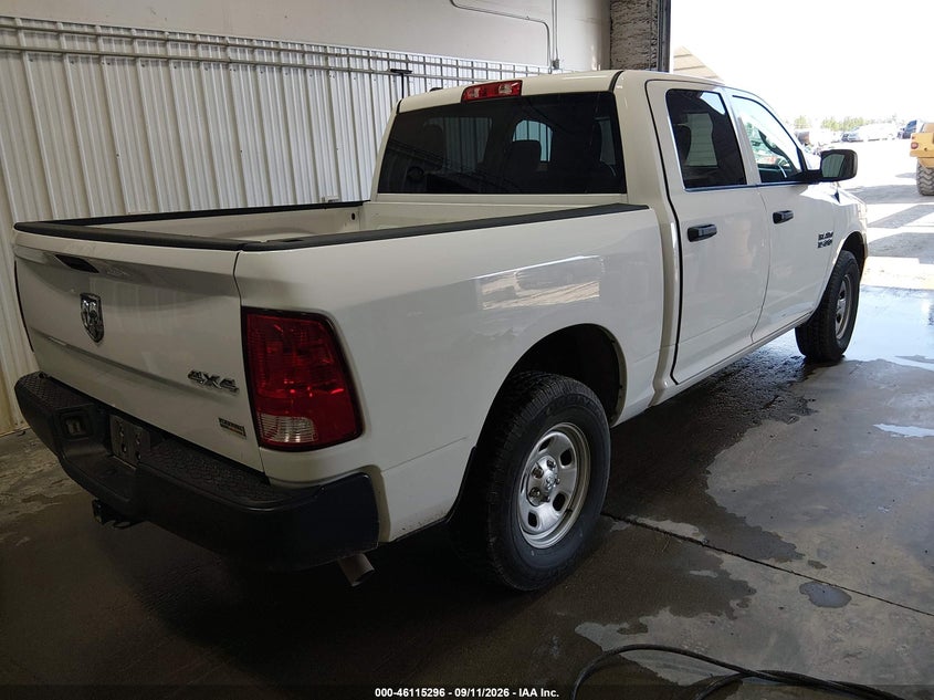 Vin: 1c6rr7kg6js293142, lot: 46615012, ram 1500 tradesman  4x4 5'7 box 20184