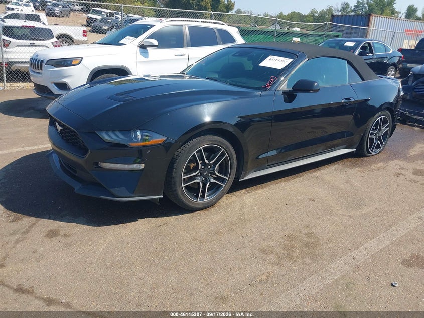 Vin: 1fatp8uh0l5184022, lot: 46615023, ford mustang ecoboost 20202
