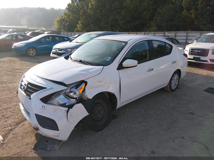 Vin: 3n1cn7ap7jl801339, lot: 46615033, nissan versa 1.6 sv 20182