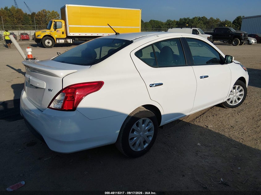 Vin: 3n1cn7ap7jl801339, lot: 46615033, nissan versa 1.6 sv 20184