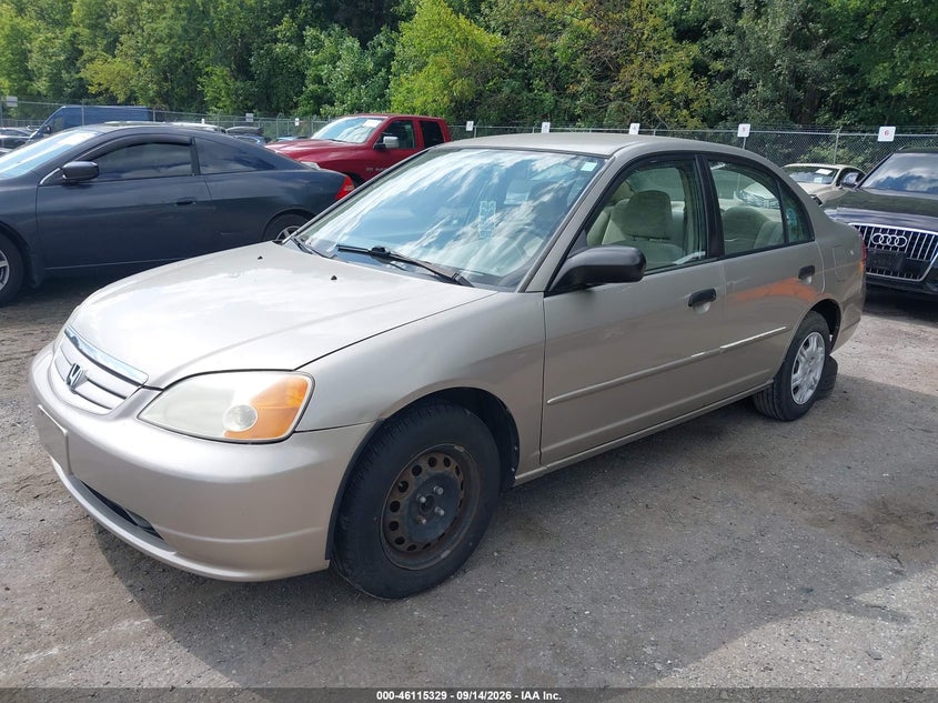 2001 HONDA CIVIC auction photo 2
