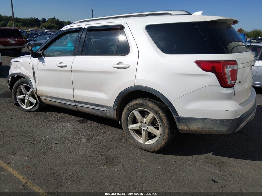 Vin: 1fm5k8d84hgd08138, lot: 46615050, ford explorer xlt 20173