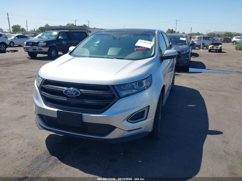 Vin: 2fmpk4ap2gbb58842, lot: 46615064, ford edge sport 20162