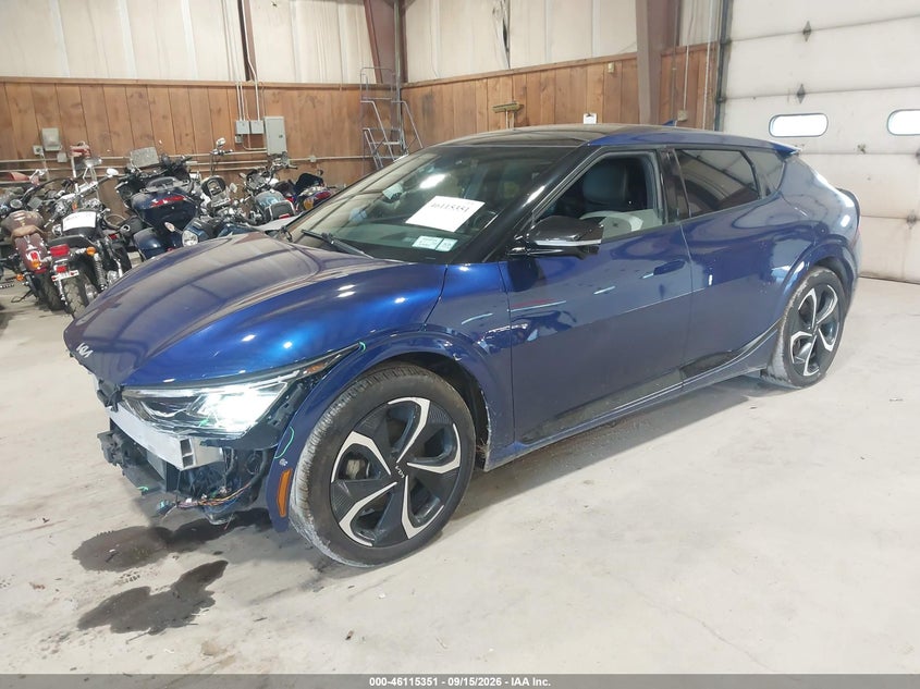 Vin: kndc4dlc6n5083135, lot: 46615067, kia ev6 gt-line 20222