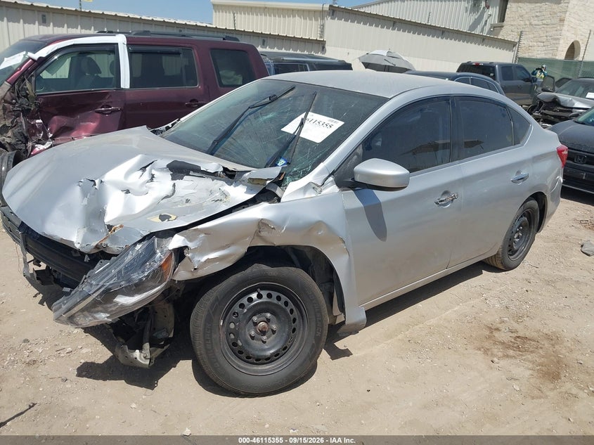 Vin: 3n1ab7ap4hy347967, lot: 46615071, nissan sentra sv 20172