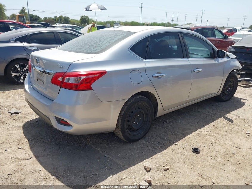Vin: 3n1ab7ap4hy347967, lot: 46615071, nissan sentra sv 20174