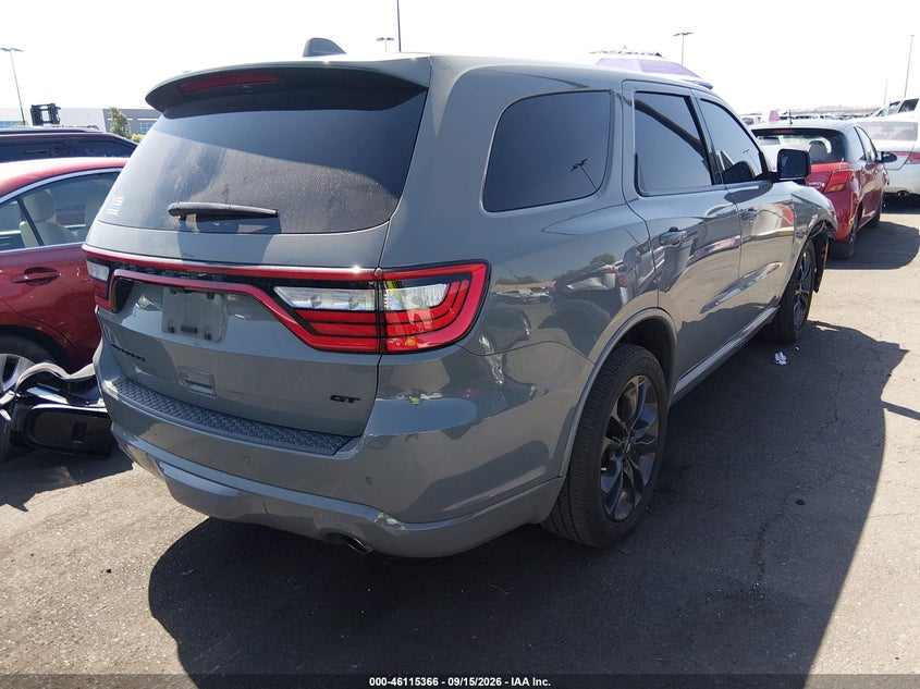 Vin: 1c4rdhdg9mc608590, lot: 46615082, dodge durango gt rwd 20214