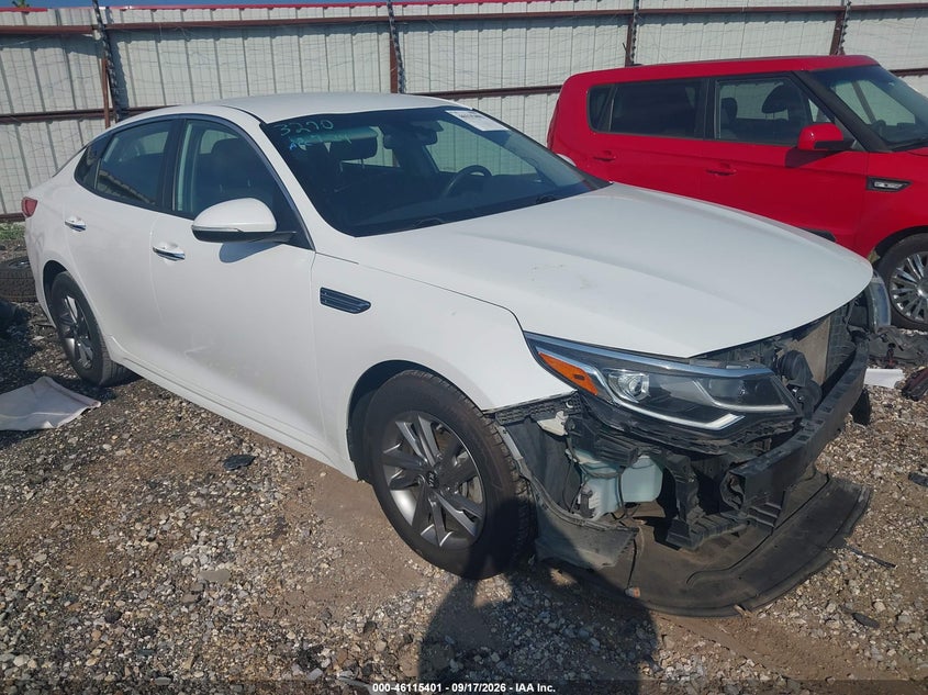 Vin: 5xxgt4l38kg357320, lot: 46615116, kia optima lx 2019 img_1