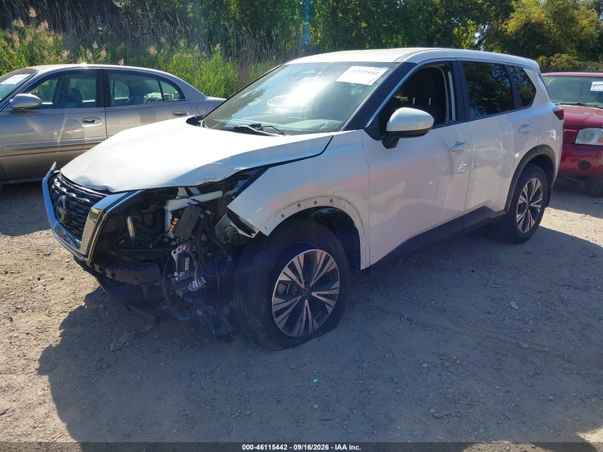Vin: jn8bt3bb0pw477314, lot: 46615158, nissan rogue sv intelligent awd 20232