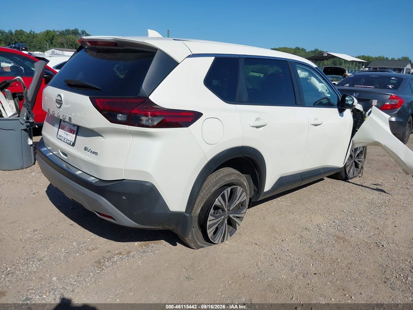 Vin: jn8bt3bb0pw477314, lot: 46615158, nissan rogue sv intelligent awd 20234