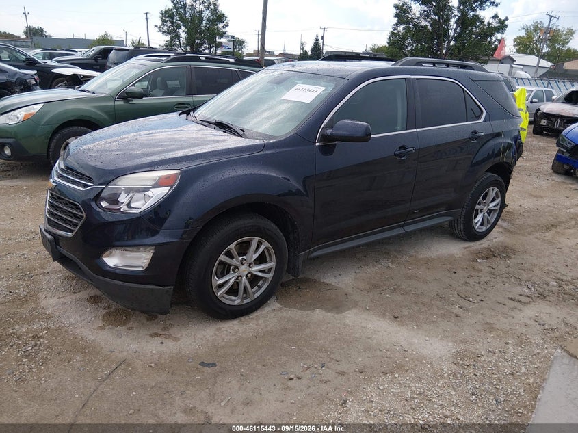 2016 Chevrolet Equinox, Right Side, IAAI, VIN 2GNALCEKXG1142255 — photo 2