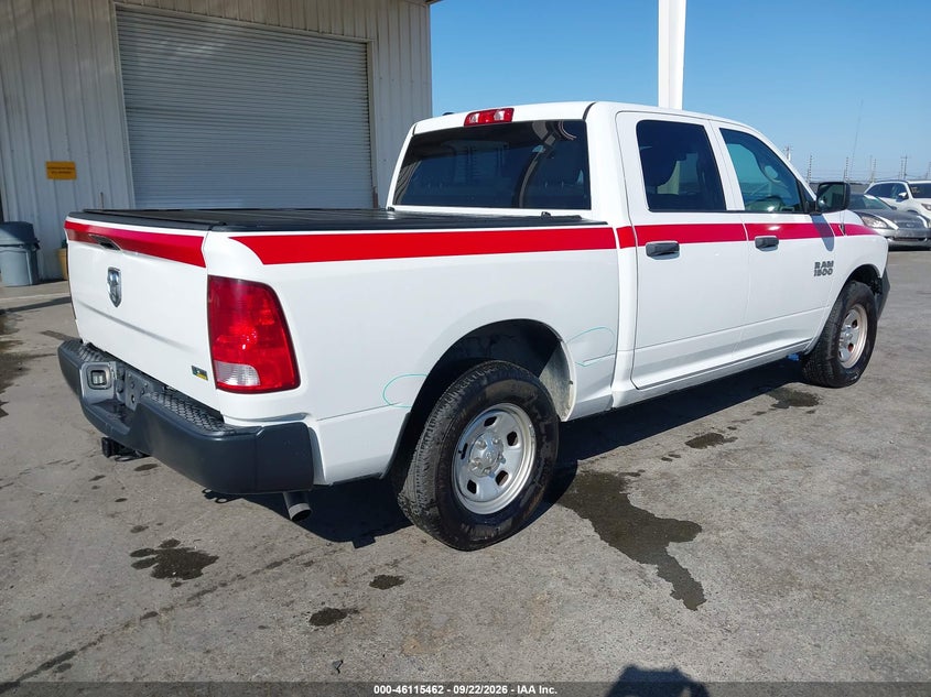 Vin: 1c6rr6kg7js283293, lot: 46615178, ram 1500 tradesman  4x2 5'7 box 20184