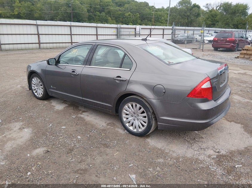 Vin: 3fadp0l37br116419, lot: 46615211, ford fusion hybrid 20113
