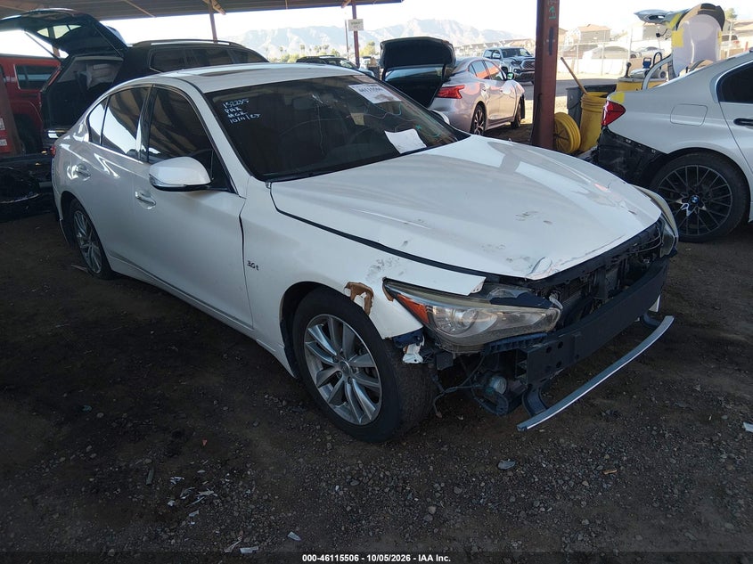 Vin: jn1ev7ap4gm304286, lot: 46615222, infiniti q50 3.0t premium 20161