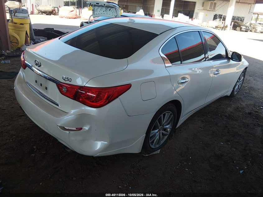Vin: jn1ev7ap4gm304286, lot: 46615222, infiniti q50 3.0t premium 20164
