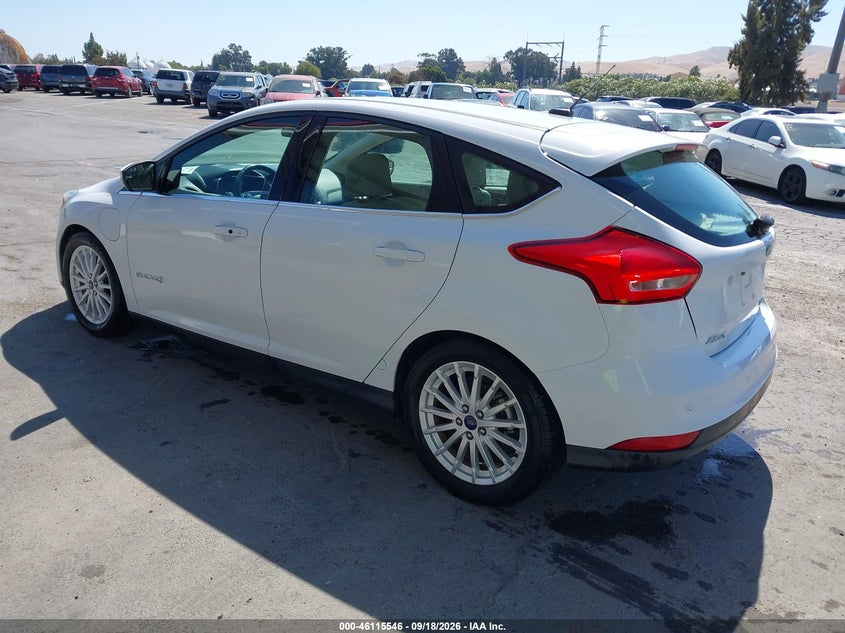 Vin: 1fadp3r44jl296134, lot: 46615262, ford focus electric 20183