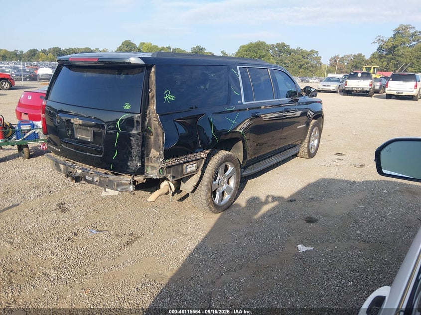 Vin: 1gnschkc1jr390231, lot: 46615280, chevrolet suburban lt 20184