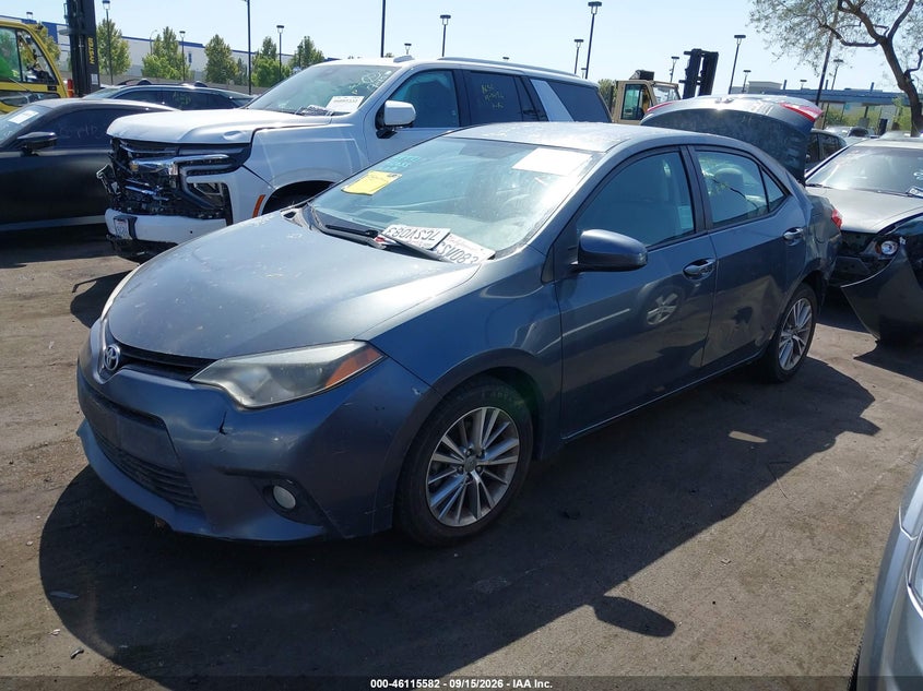 2014 Toyota Corolla, Rear, IAAI, VIN 5YFBURHE0EP031912 — photo 2