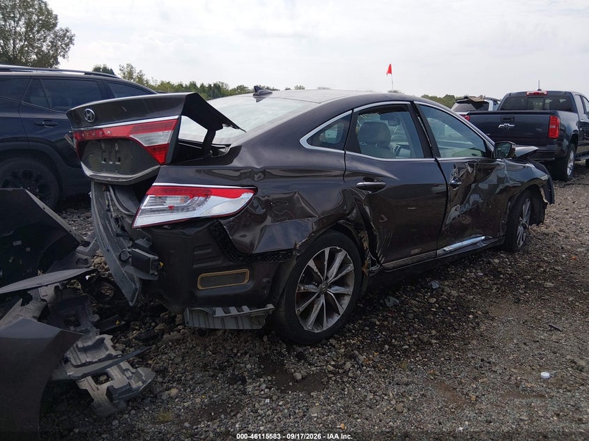 2015 HYUNDAI AZERA auction photo 4