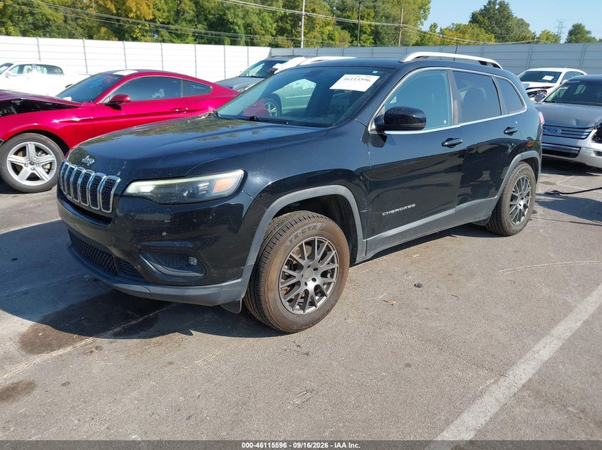 Vin: 1c4pjmlx5kd156168, lot: 46615312, jeep cherokee latitude plus 4x4 20192
