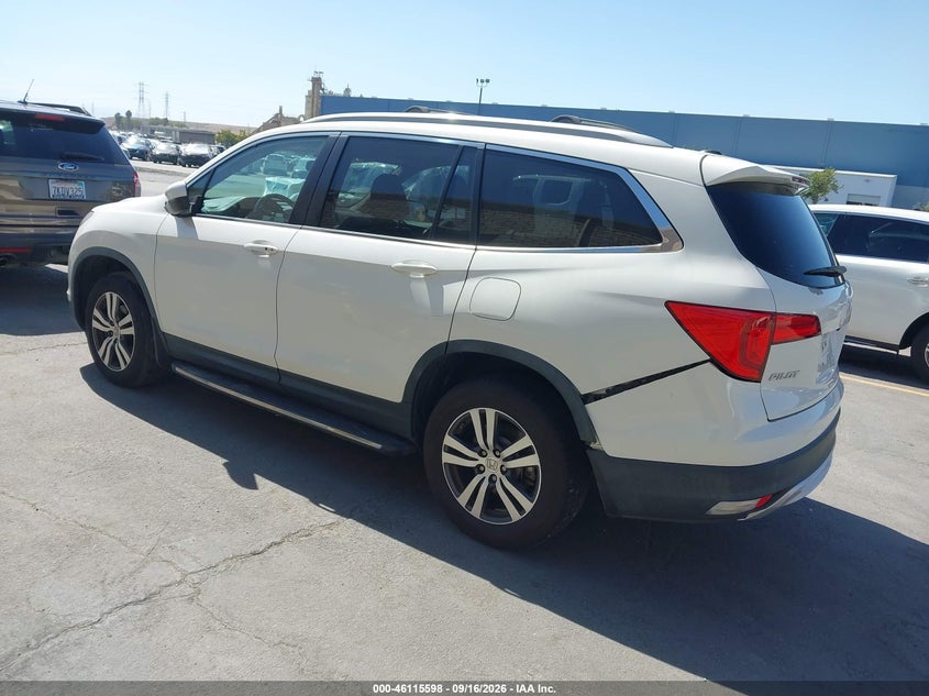 Vin: 5fnyf6h72jb011011, lot: 46615314, honda pilot ex-l 20183