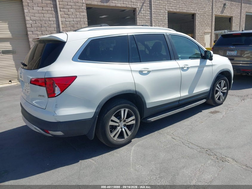 Vin: 5fnyf6h72jb011011, lot: 46615314, honda pilot ex-l 20184