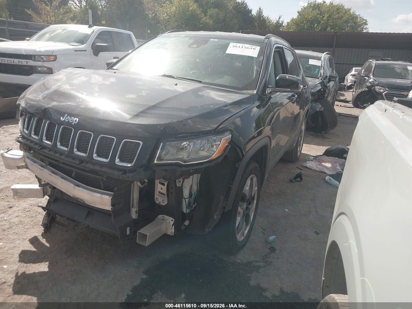 2021 Jeep Compass, Front End, IAAI, VIN 3C4NJDCB8MT584289 — photo 2