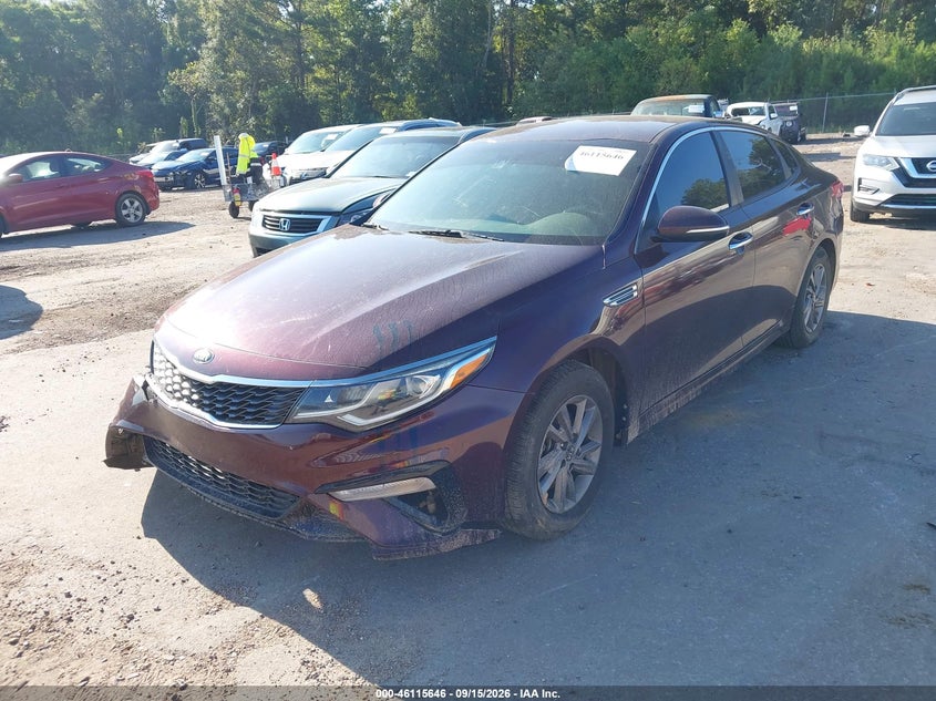 Vin: 5xxgt4l33lg424696, lot: 46615363, kia optima lx 20202