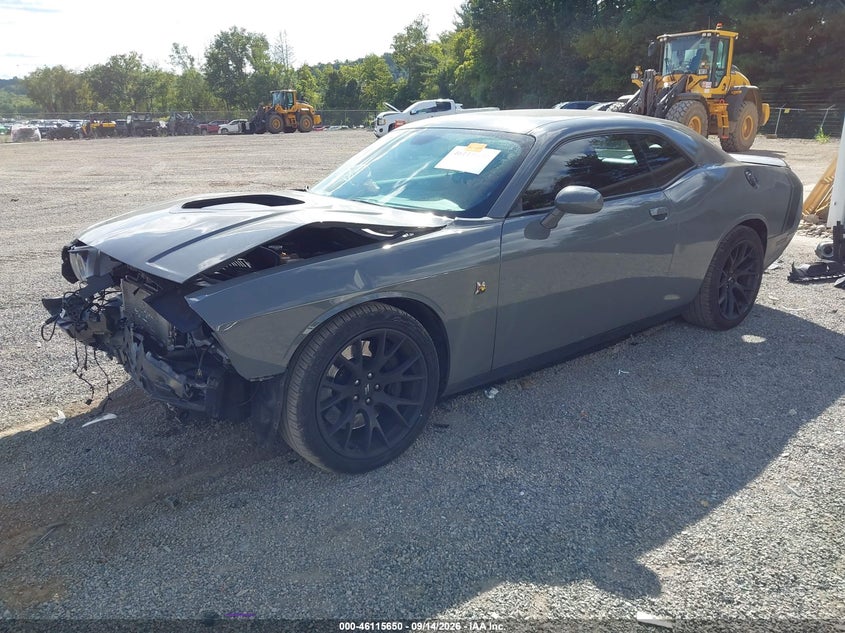 Vin: 2c3cdzfj8hh649014, lot: 46615366, dodge challenger 392 hemi scat pack shaker 20172