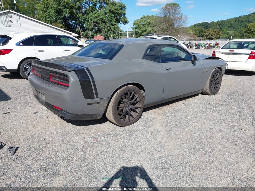 Vin: 2c3cdzfj8hh649014, lot: 46615366, dodge challenger 392 hemi scat pack shaker 20174
