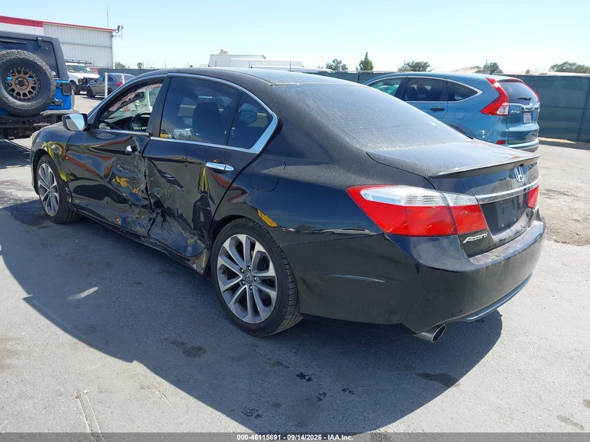 Vin: 1hgcr2f52ea096864, lot: 46615407, honda accord sport 20143