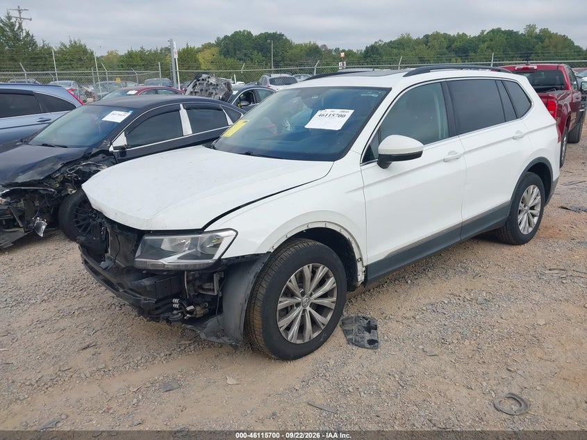 Vin: 3vv2b7ax0jm053482, lot: 46615416, volkswagen tiguan 2.0t se/2.0t sel 20182