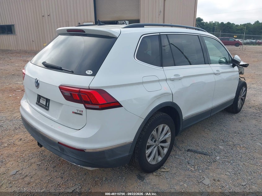 Vin: 3vv2b7ax0jm053482, lot: 46615416, volkswagen tiguan 2.0t se/2.0t sel 20184