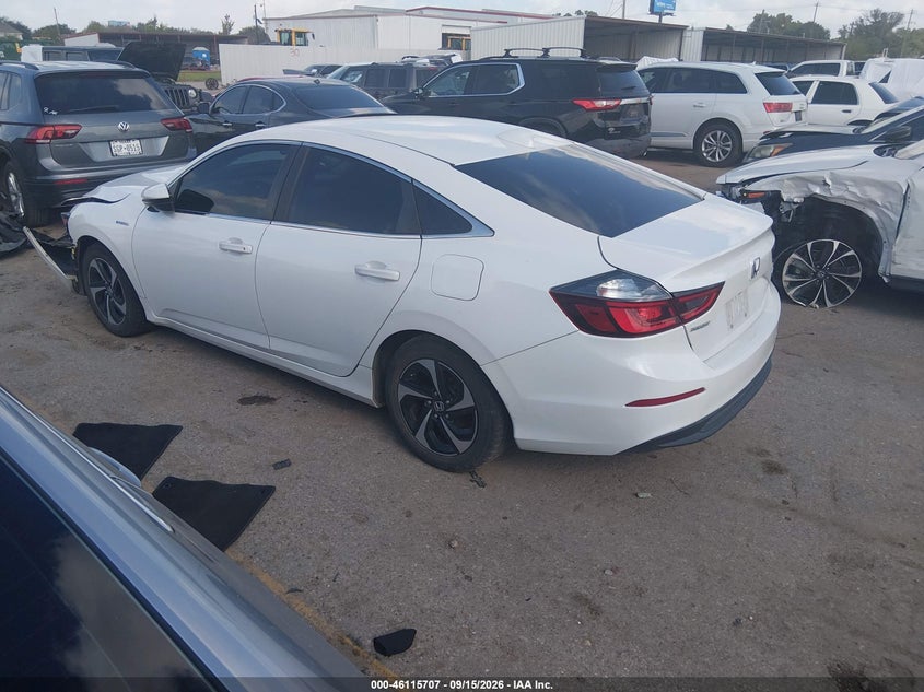 Vin: 19xze4f50me000659, lot: 46615423, honda insight ex 20213