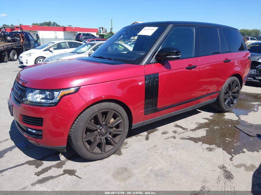 Vin: salgs2fe6ha352182, lot: 46615425, land rover range rover 5.0l v8 supercharged 20172